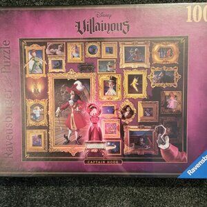 Brand New Ravensburger Captain Hook 1008pc jigsaw puzzle Villainous series